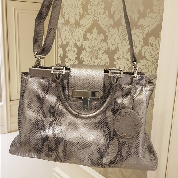Tory Burch snakeskin purse/bag